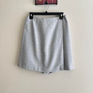 Vintage NYCC gray plaid mini skort size 12